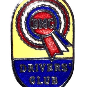 Vintage Old The British Motor Corporation BMC Drivers Club Enamel Badge