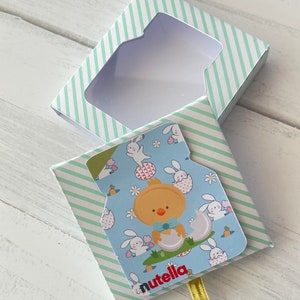 Box Mini Nutella Cup SVG,DIGITAL FILE.