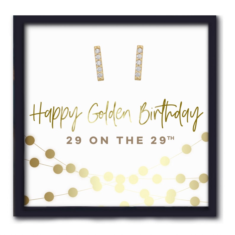 Age 29 GOLDEN BIRTHDAY 29 on the 29th 29th Birthday for Etsy