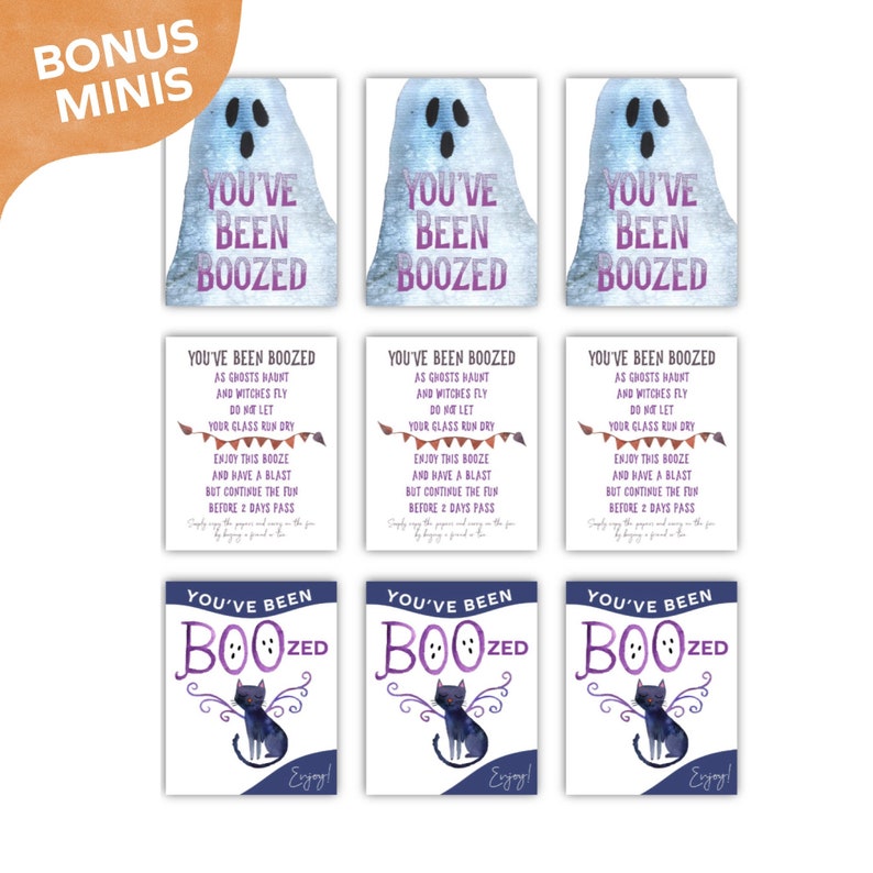 You&rsquo;ve Been BOOZED Printable Collection We&rsquo;ve Been | Etsy