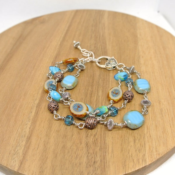 Mchic Colorful Beaded Choker Necklace