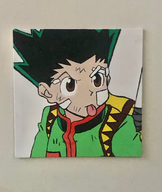 Hunter X Hunter Gon Canvas Painting Etsy Hunter X Hunter Gon Canvas Painting Etsy