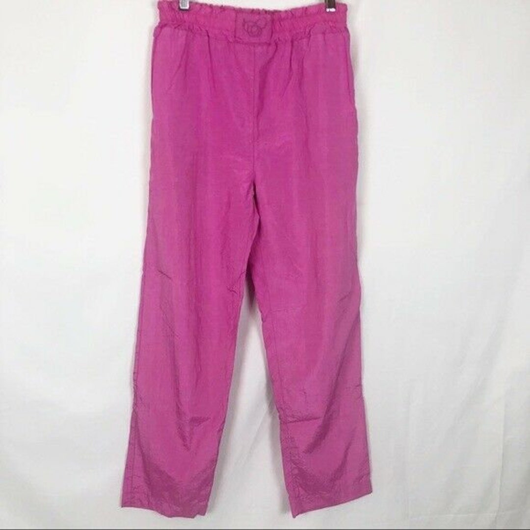 VINTAGE Pink Bobbie Burns Collection Track Pants - Etsy