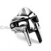 Solid Sterling Silver Ring MF Doom Mask Ring Sterling Silver Dr Doom Gladiator Mens Streetwear Jewelry Sterling Silver Mask Ring Men Ring 