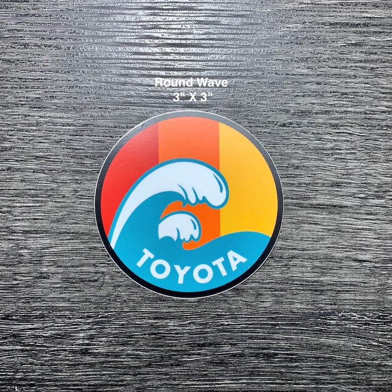 Toyota 4WD Surfing Vinyl Stickers / Decal Tacoma Tundra SR5 | Etsy