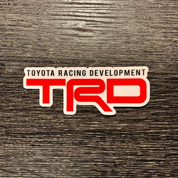 Toyota Racing Development TRD Vinyl Decal: Tacoma Tundra Japanese