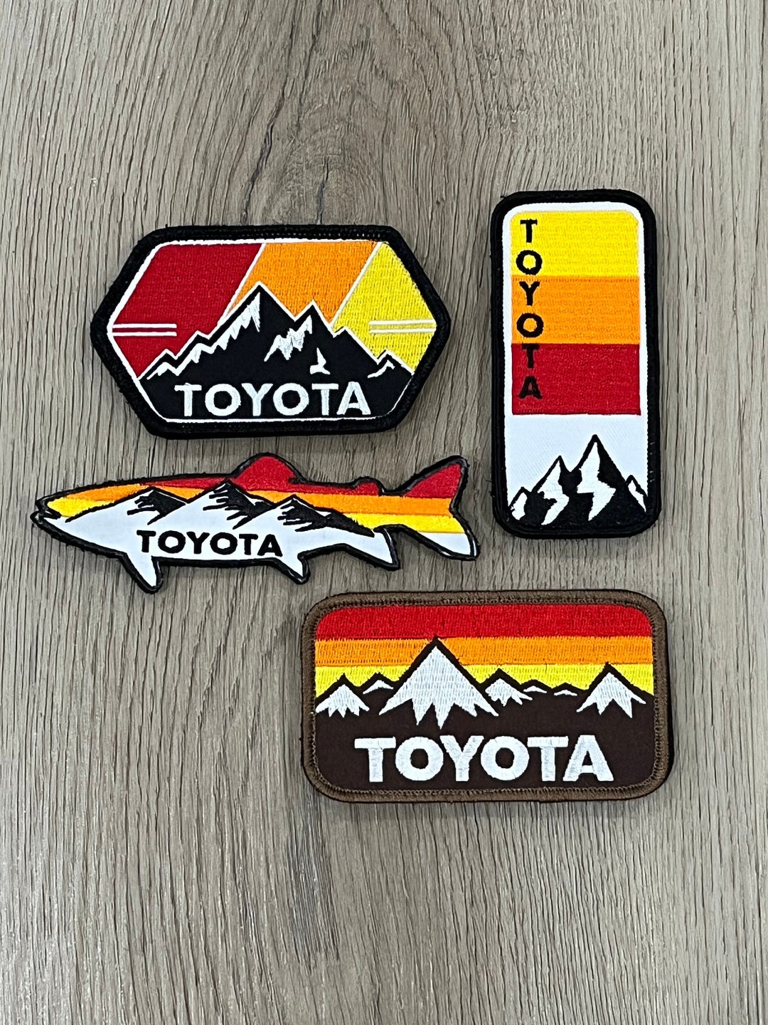 Toyota 4WD Velcro Patches Tundra SR5 4WD TRD 4x4 4runner FJ