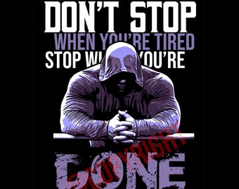 T-Shirt Design Gym BodyBuilding Motivational , 4k Cut .PNG