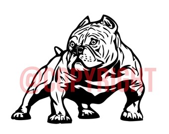 Download American Bully Svg Etsy