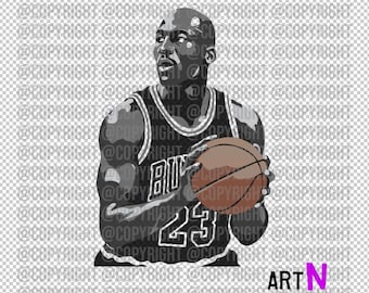 Jordan Vector Illustration #2 .SVG .PNG