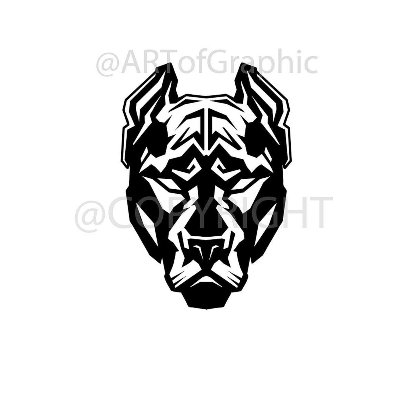 Cane Corso Head .SVG .PNG Etsy