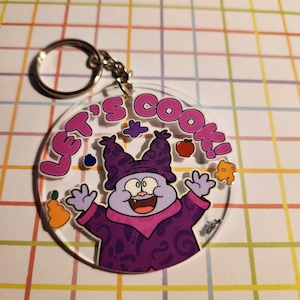 Let's Cook! Chowder Cartoon Inspired Keychain