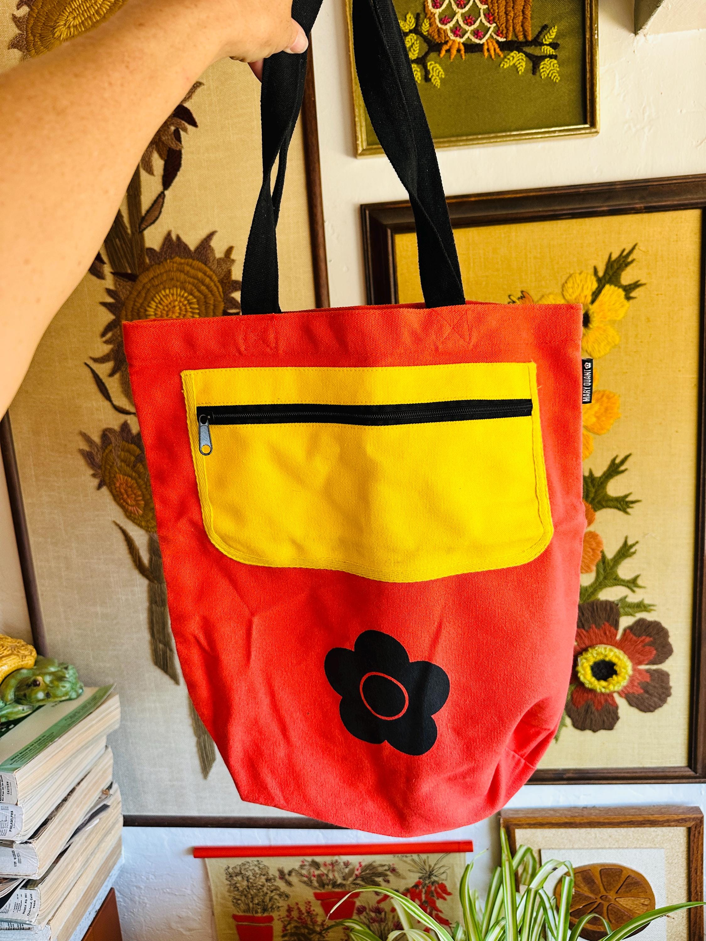 Mary Quant Tote Bag From V&A Museum Shop Cotton Flower Power Tote 