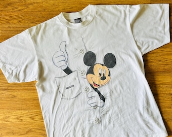 Vintage 1990s Mickey Mouse Nashville size XL tshirt by Sherry Mfg.