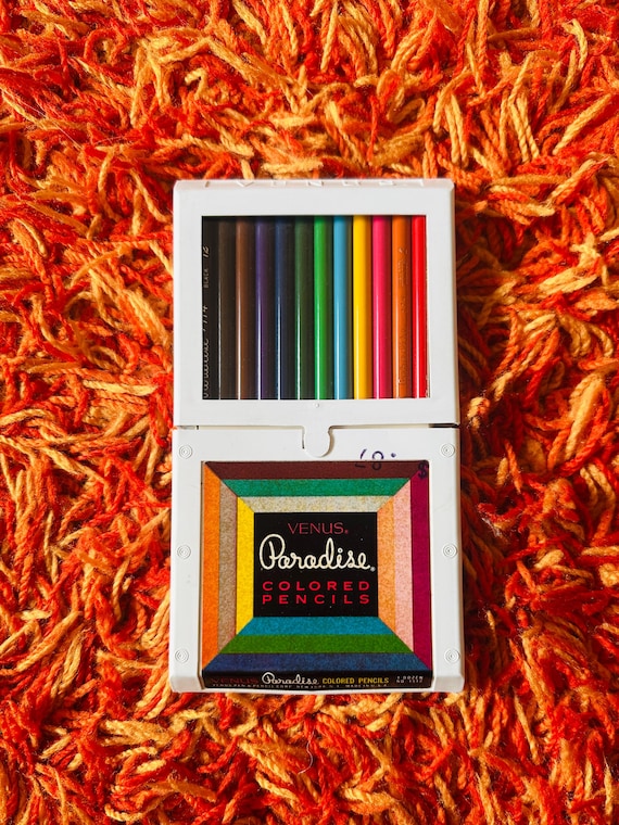 Vintage 1960s Set of 12 Venus Pen & Pencil Corp. Paradise Colored