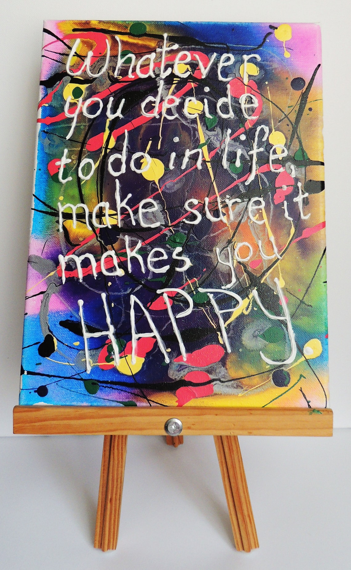 Inspirational quote Quote paintings Quote wall art Quote Etsy