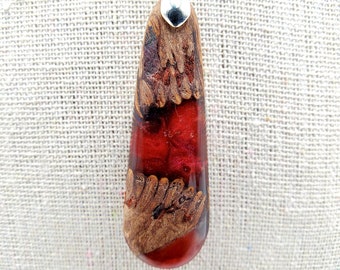 Banksia Teardrop Pendant Unique Handmade Jewelry
