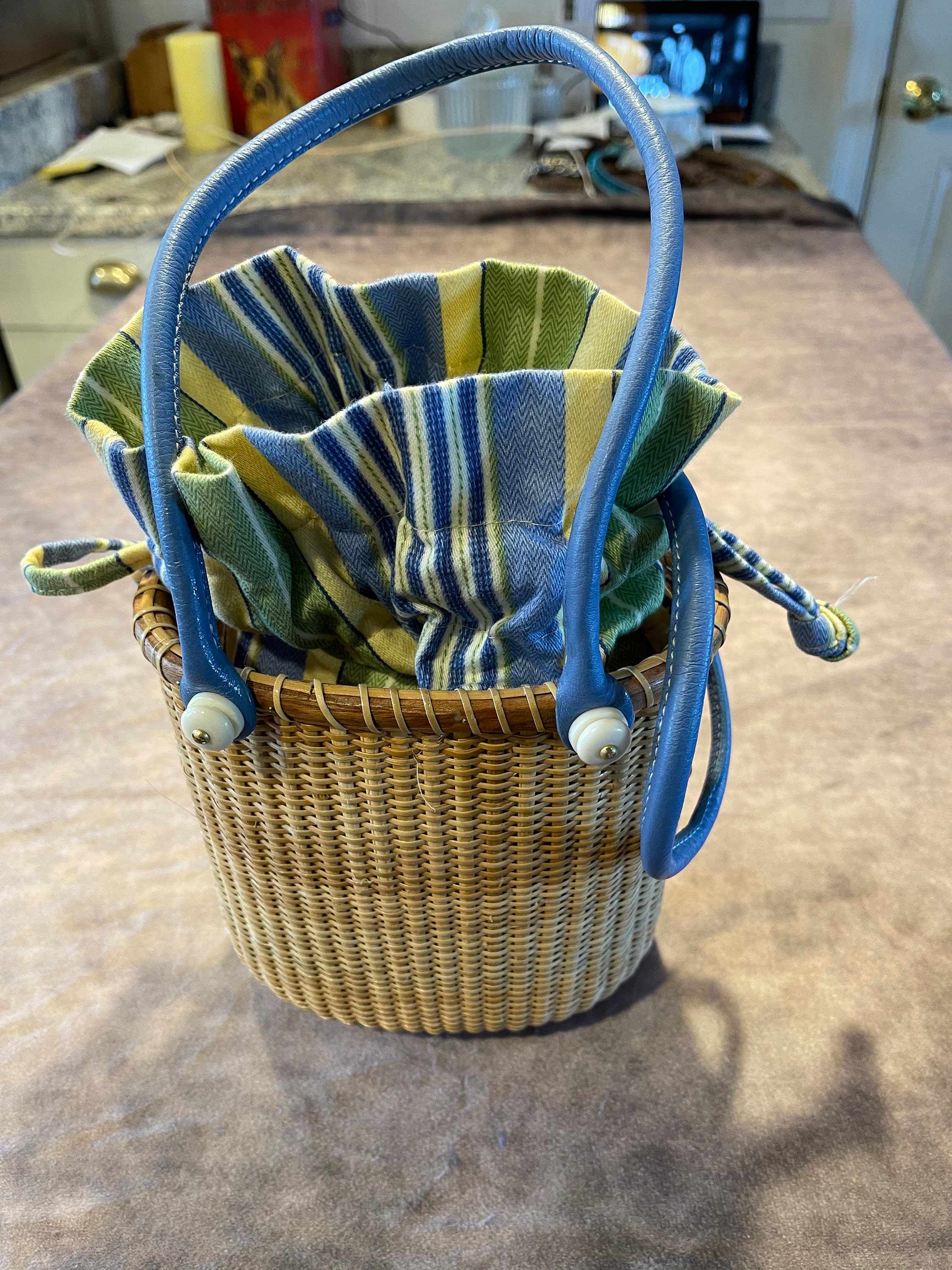 SIBYLLE BASKET PURSE, basket handbag, woven purse