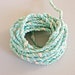 Fabric Twine, Hand Twisted Rag Cord, Recycled Fabric, Repurpose Textile ...