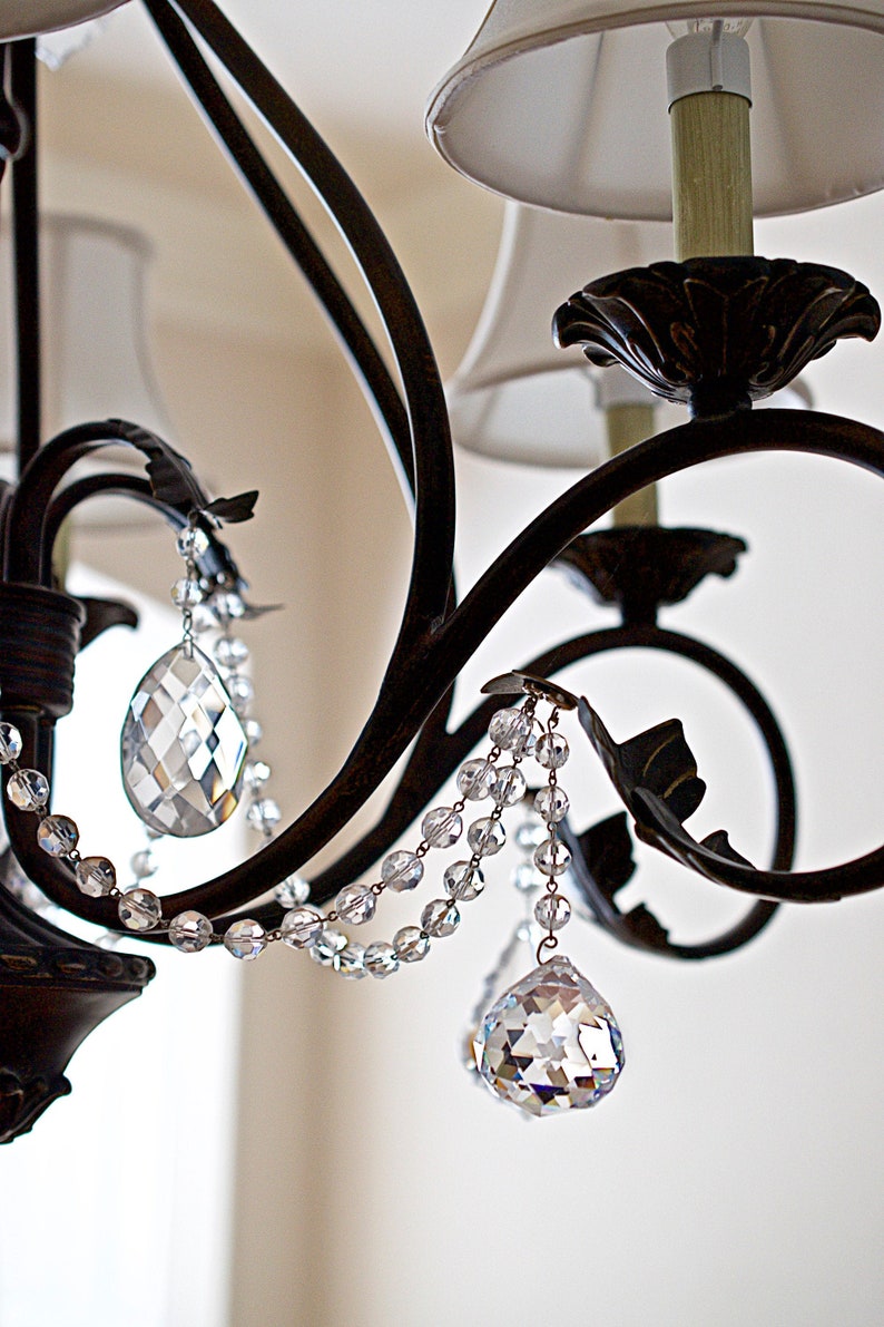Chandelier Crystals With Recycled Add to Your Metal Etsy