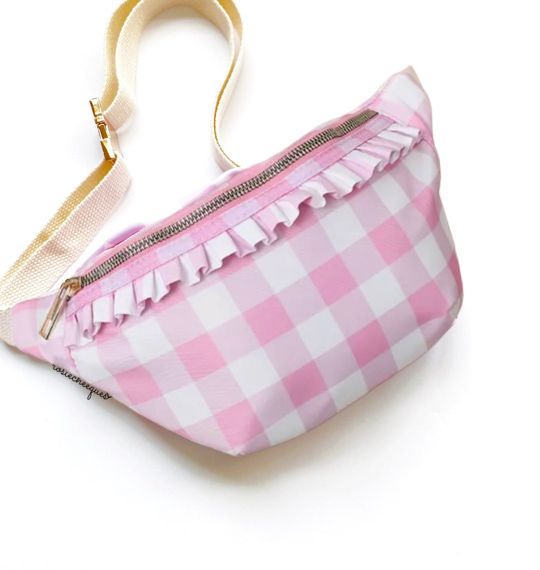Fanny Pack, Nylon Fanny Pack, Pink Fanny Pack, Belt Bag, Mouse Bag