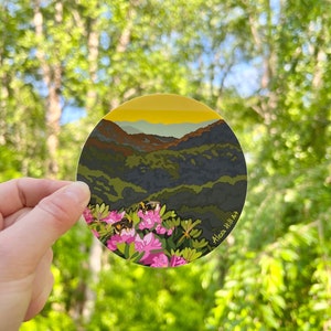 Sticker - Asheville Blue Ridge Mountains (4&quot;)