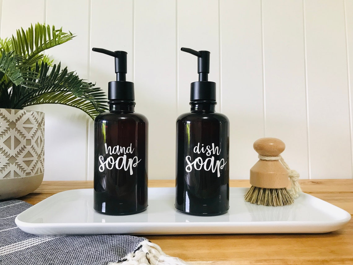 HAND & DISH SOAP Labels Pack 2 Labels Custom Vinyl Etsy Australia