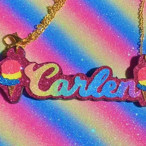 Kids Personalized Name Necklace, Personalized Name Jewelry, Custom Nameplate Necklace, Kids Gold Chain Necklace, Tiny Name Necklace, Gifts