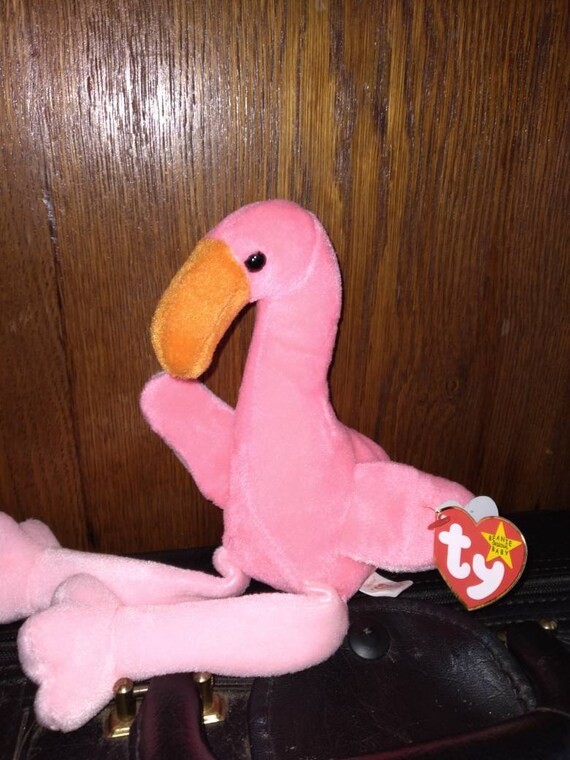 Pinky Beanie Baby Flamingo Etsy