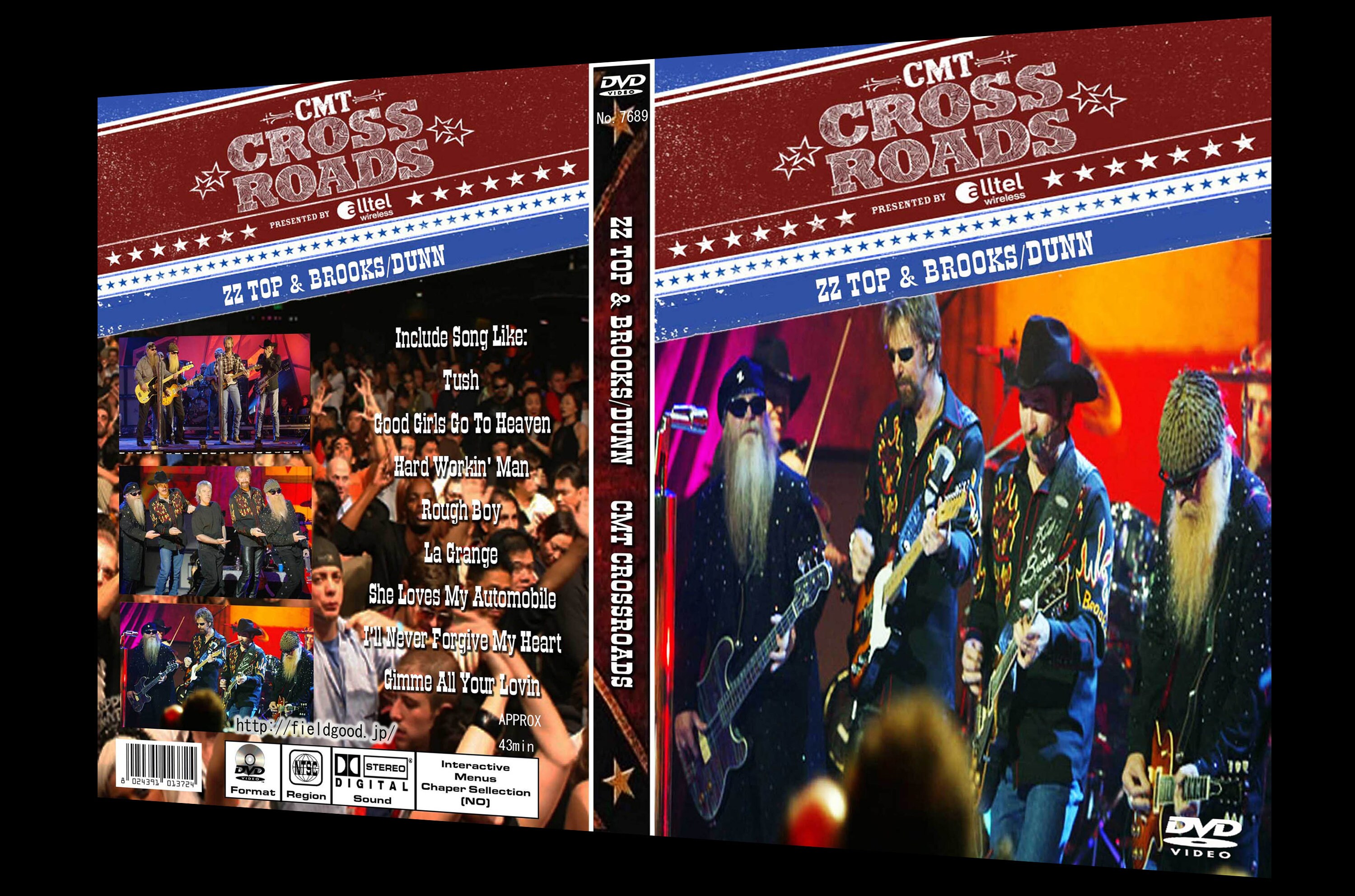 ZZ TOP & Brooks Dunn CMT Crossroads dvd Etsy