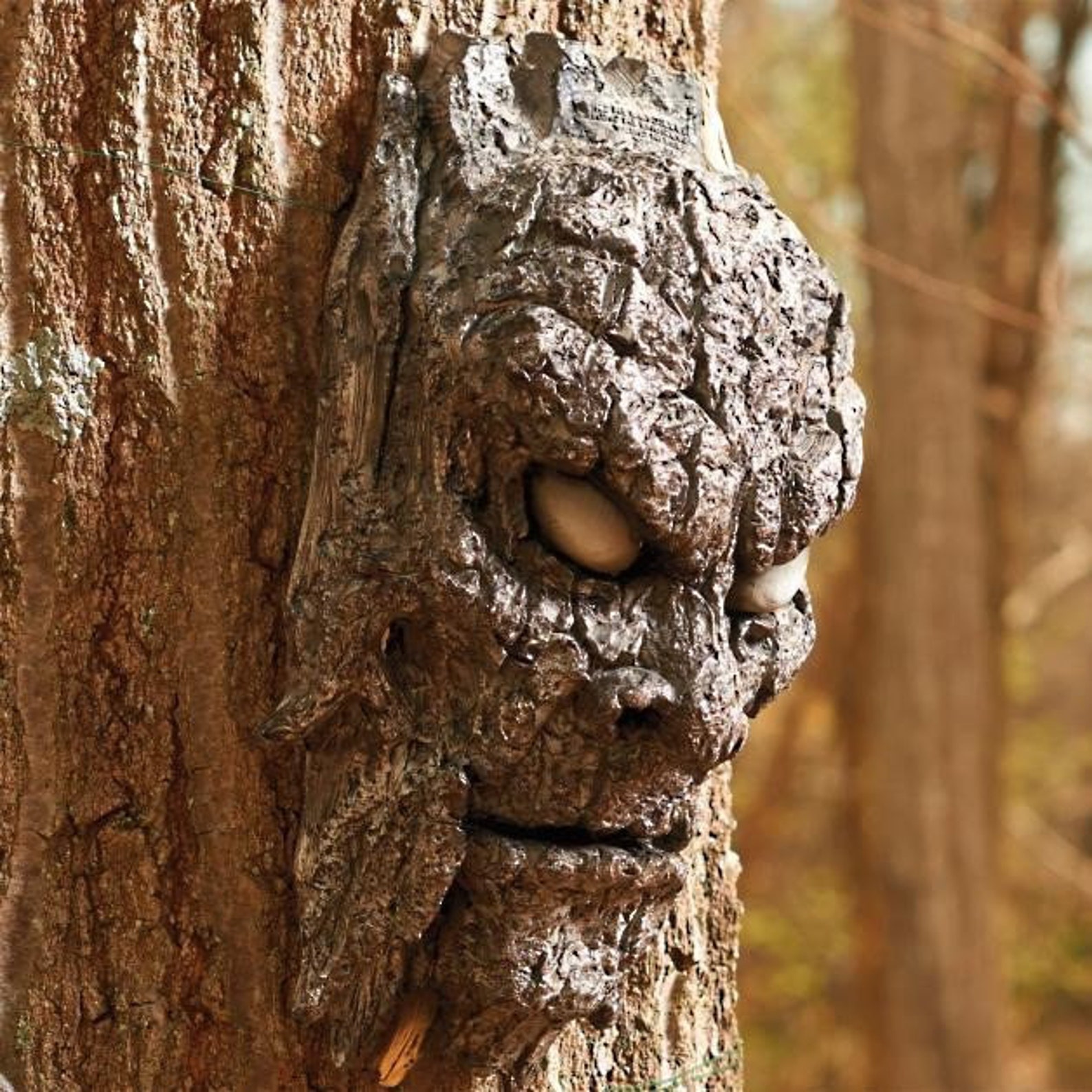 INNOLITES Tree Faces Decor Outdoor,Tree Face Outdoor Statues Old