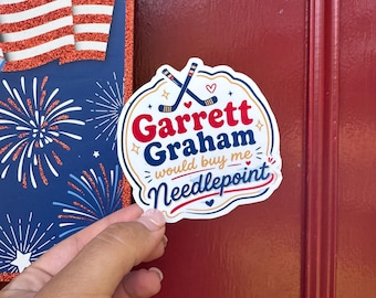 Garrett Graham Needlepoint Sticker