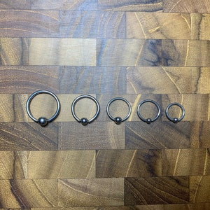 316L Captive Bead Ring(Annealed) 14GA 16GA