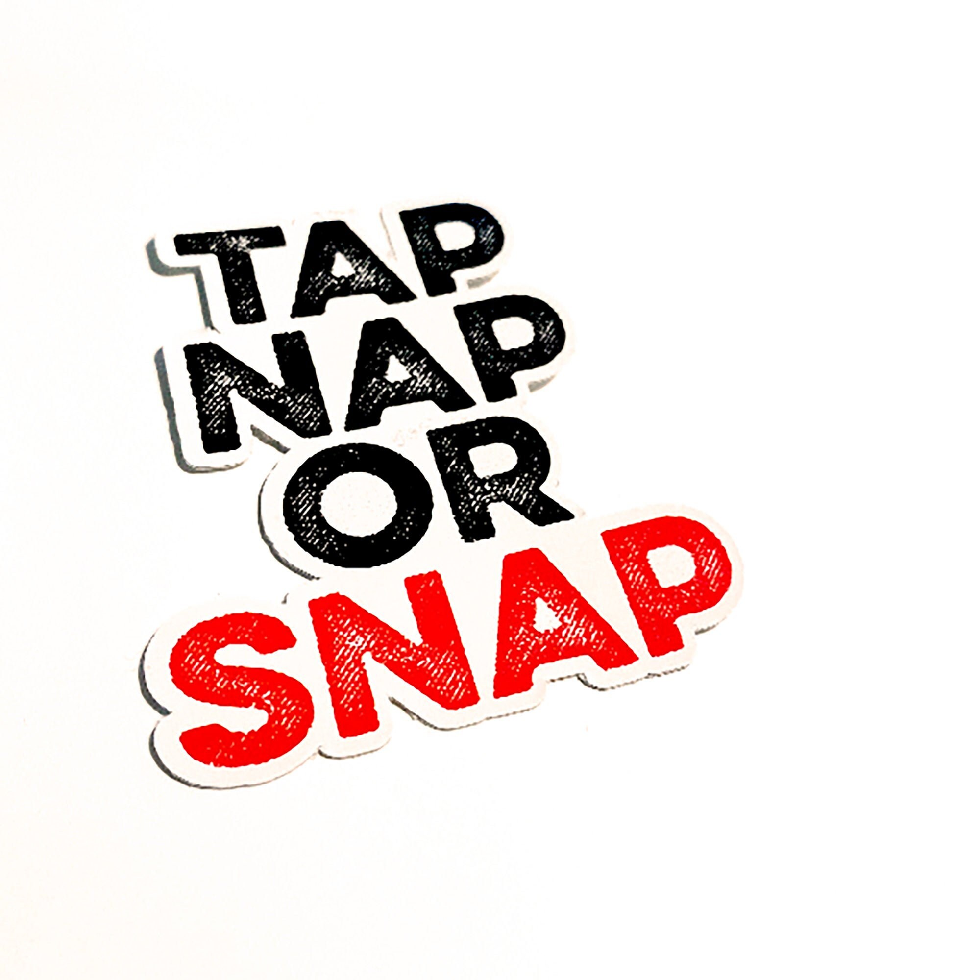 Tap Nap Or Snap MMA Stickers Gym Stickers Gym Training | Etsy