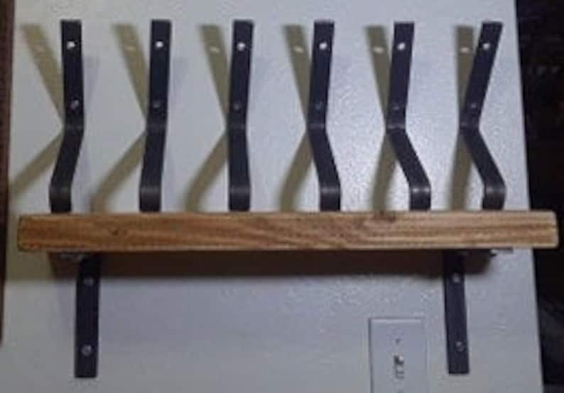 Z metal shelf bracket for wood shelving in home or office Etsy