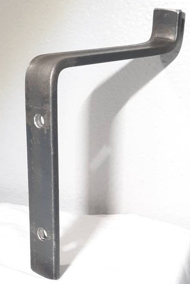 Z metal shelf bracket for wood shelving in home or office Etsy