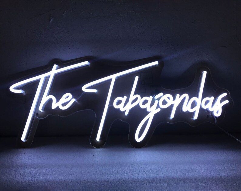 Wedding Neon Sign Custom Family Name Sign LED Neon