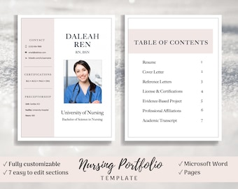 Portfolio Word Template from i.etsystatic.com