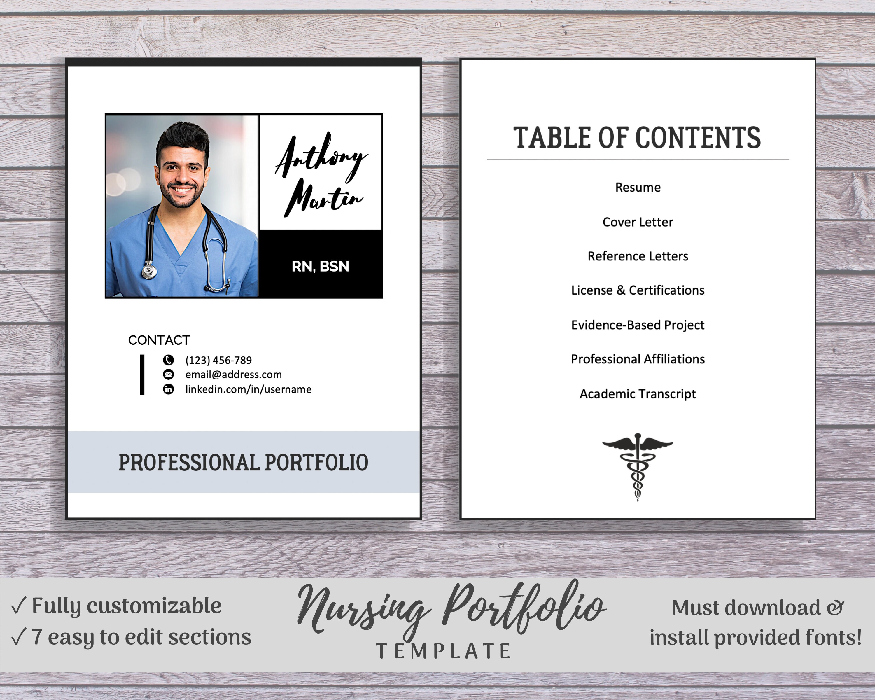 Nursing Portfolio Templates Free