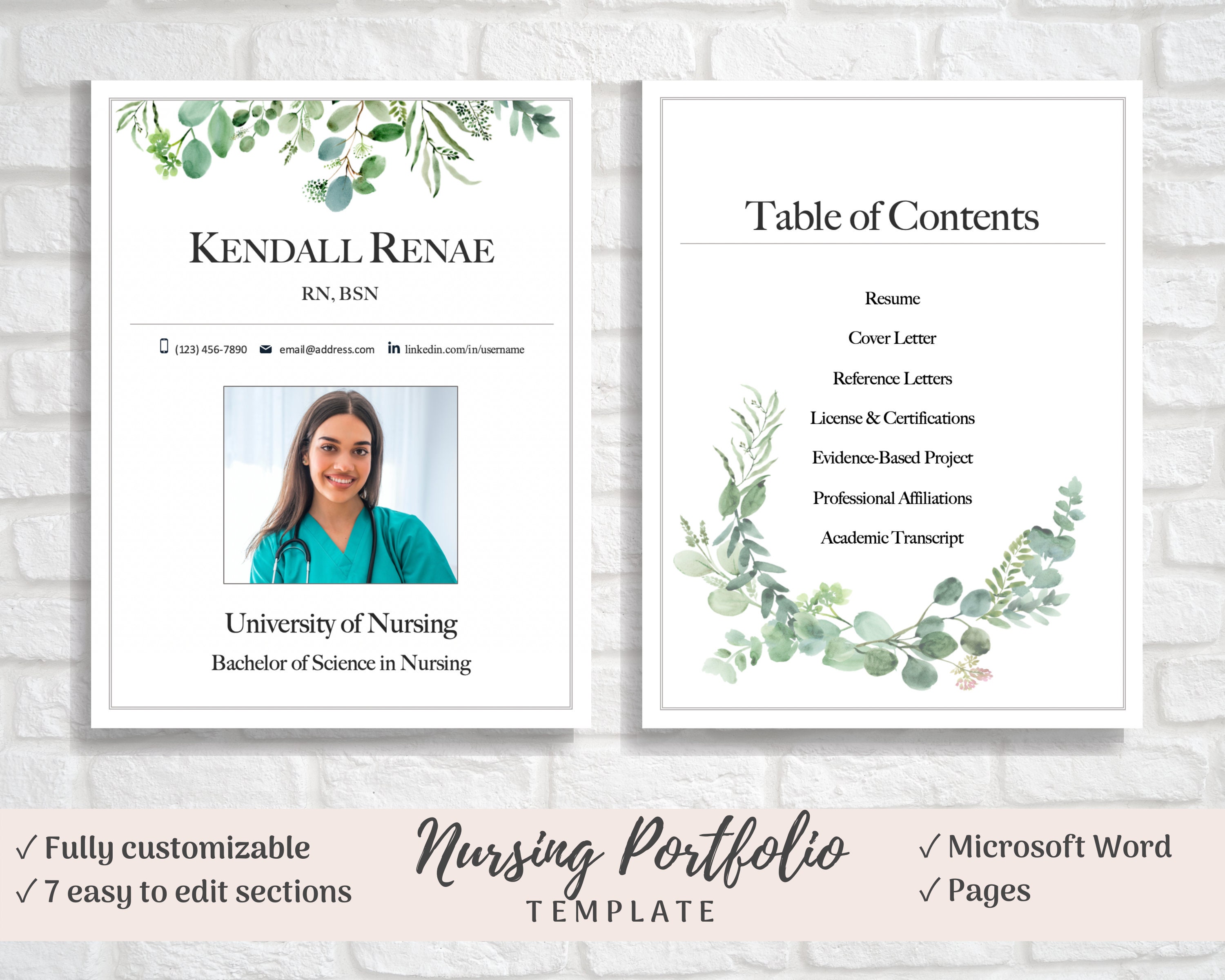 Professional Nursing Portfolio Examples Professional Nursing Portfolio Examples
