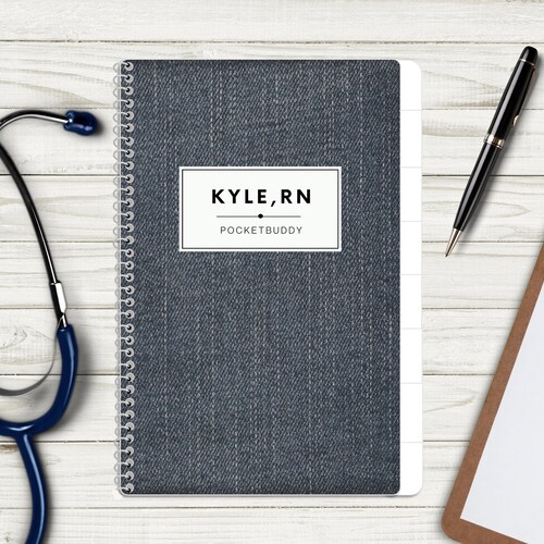 Medsurg Reusable Nurse Report Notebook Telemetry PCU Pink Etsy