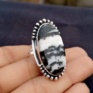 White Buffalo Turquoise Ring - Etsy