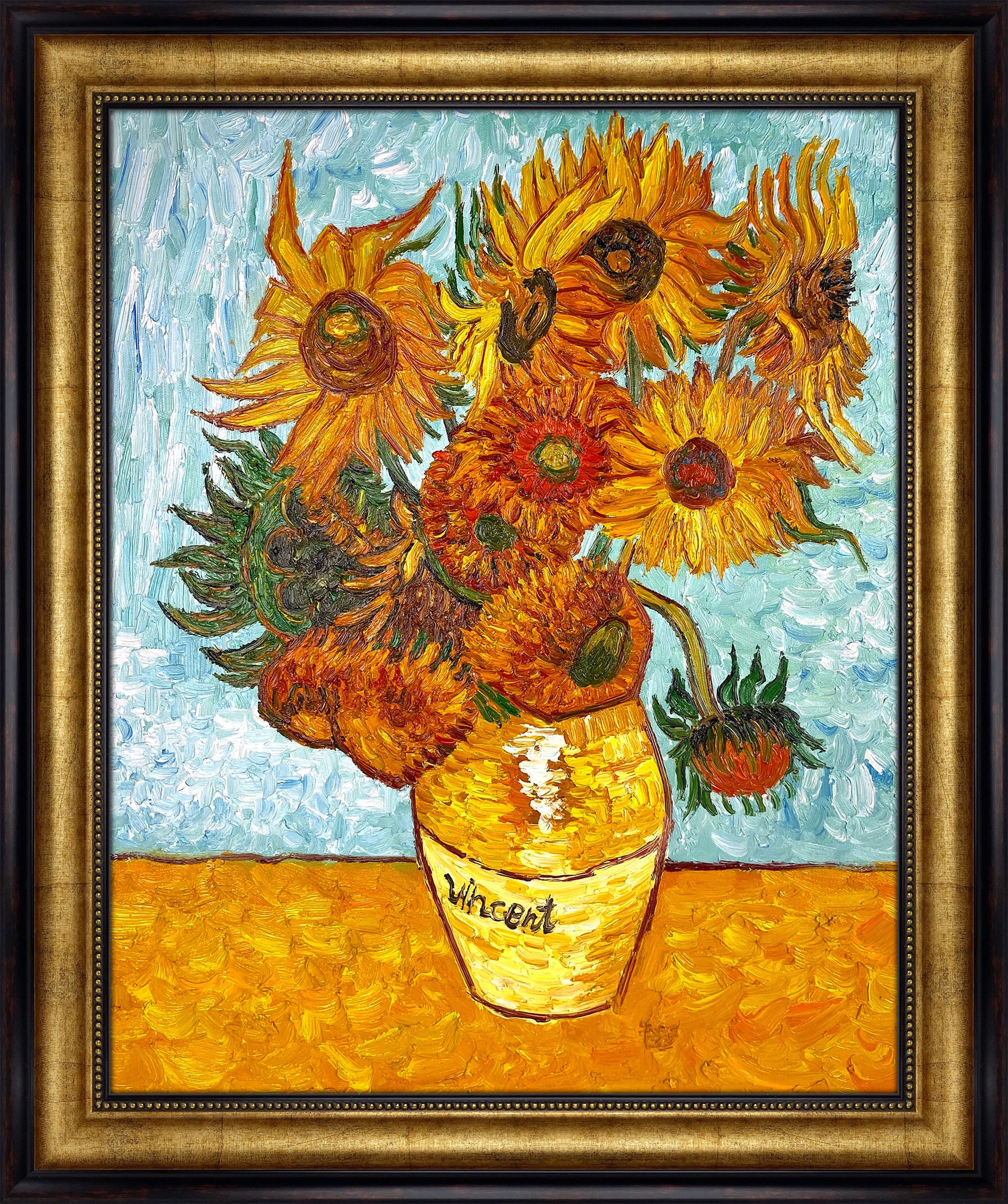 Tournesol De Van Gogh Prix Vincent van Gogh Tournesols 26''x30'' Peinture - Etsy France