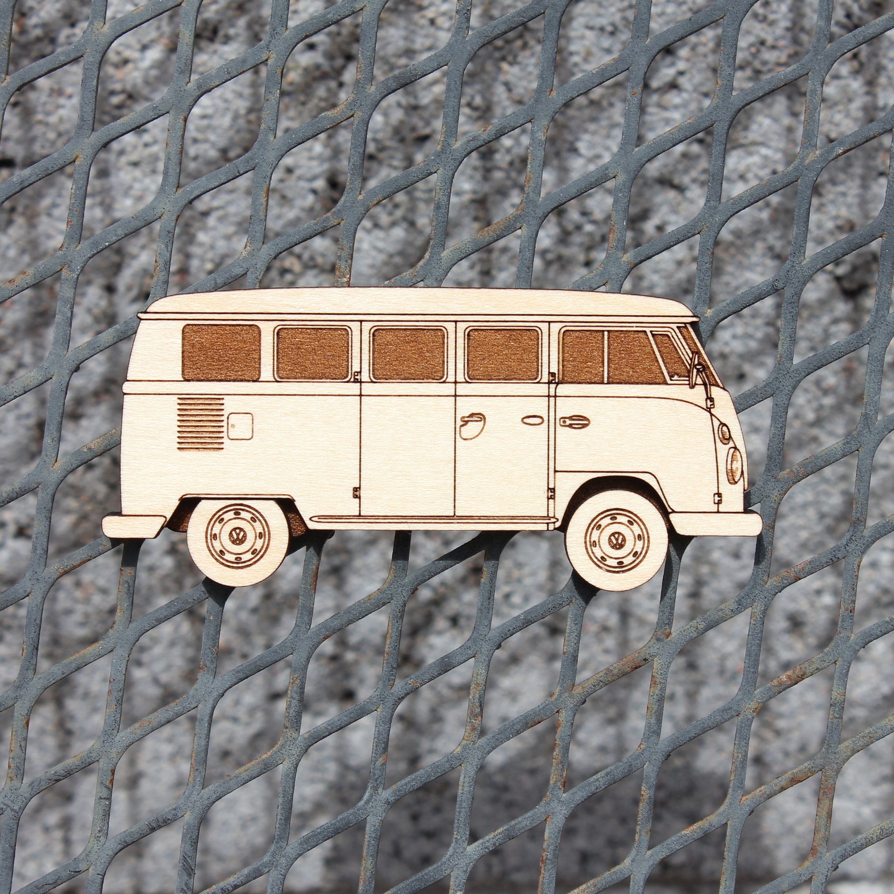 Retro VW Bulli T1 T2 Bus Transporter Magnet Set 3 tlg. 