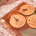 Personalized Wooden Christmas Ornament 2025: Corporate Gift product logo