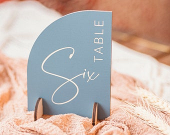 Table Numbers for Wedding Reception, Wedding Table Decor, Table Centerpiece for Wedding, Boho Table Numbers, Modern Wedding Decorations