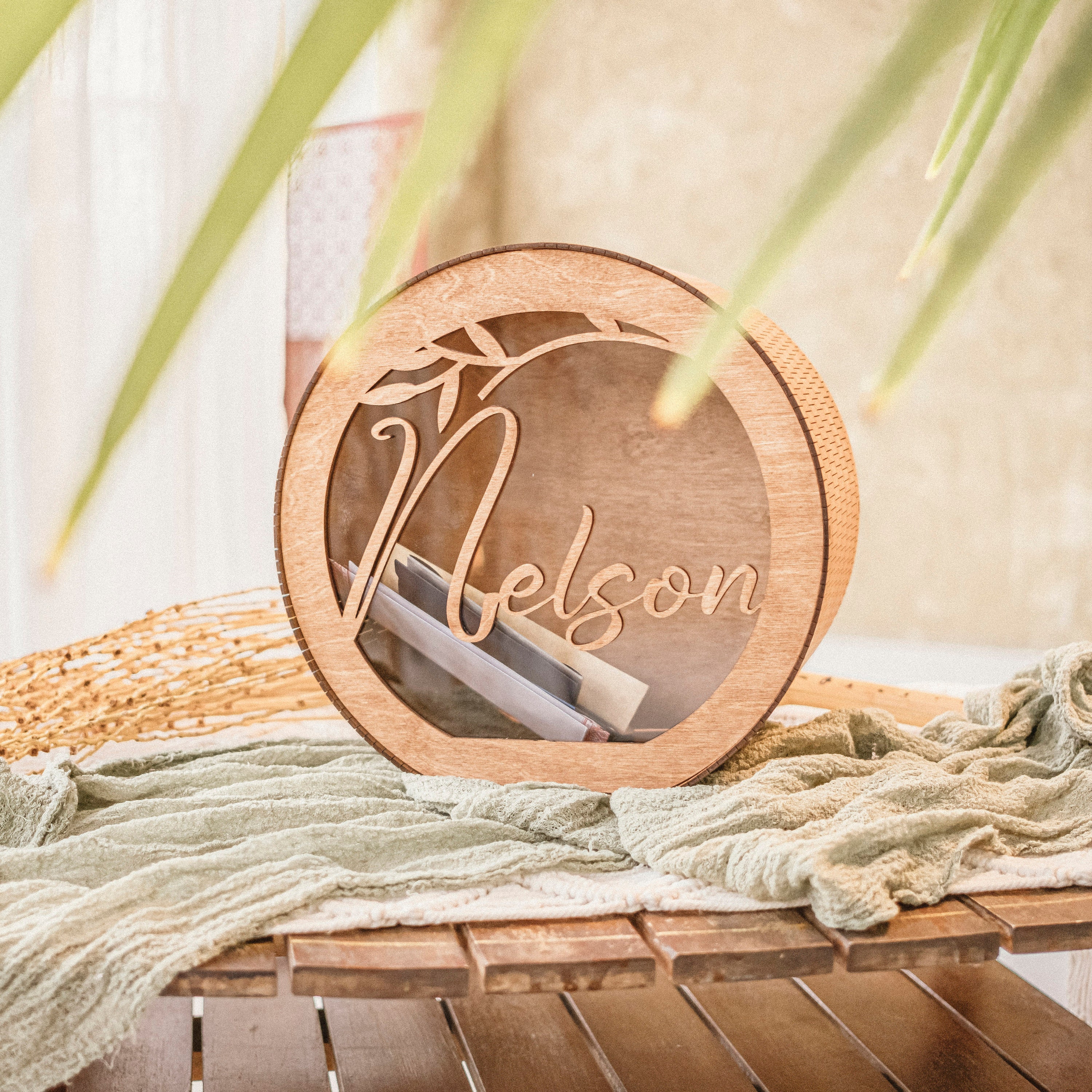 Wedding card box Acrylic Card Box Personalized Wooden Cards and Gifts Box for Wedding Boho Wedding Decorations Retirement