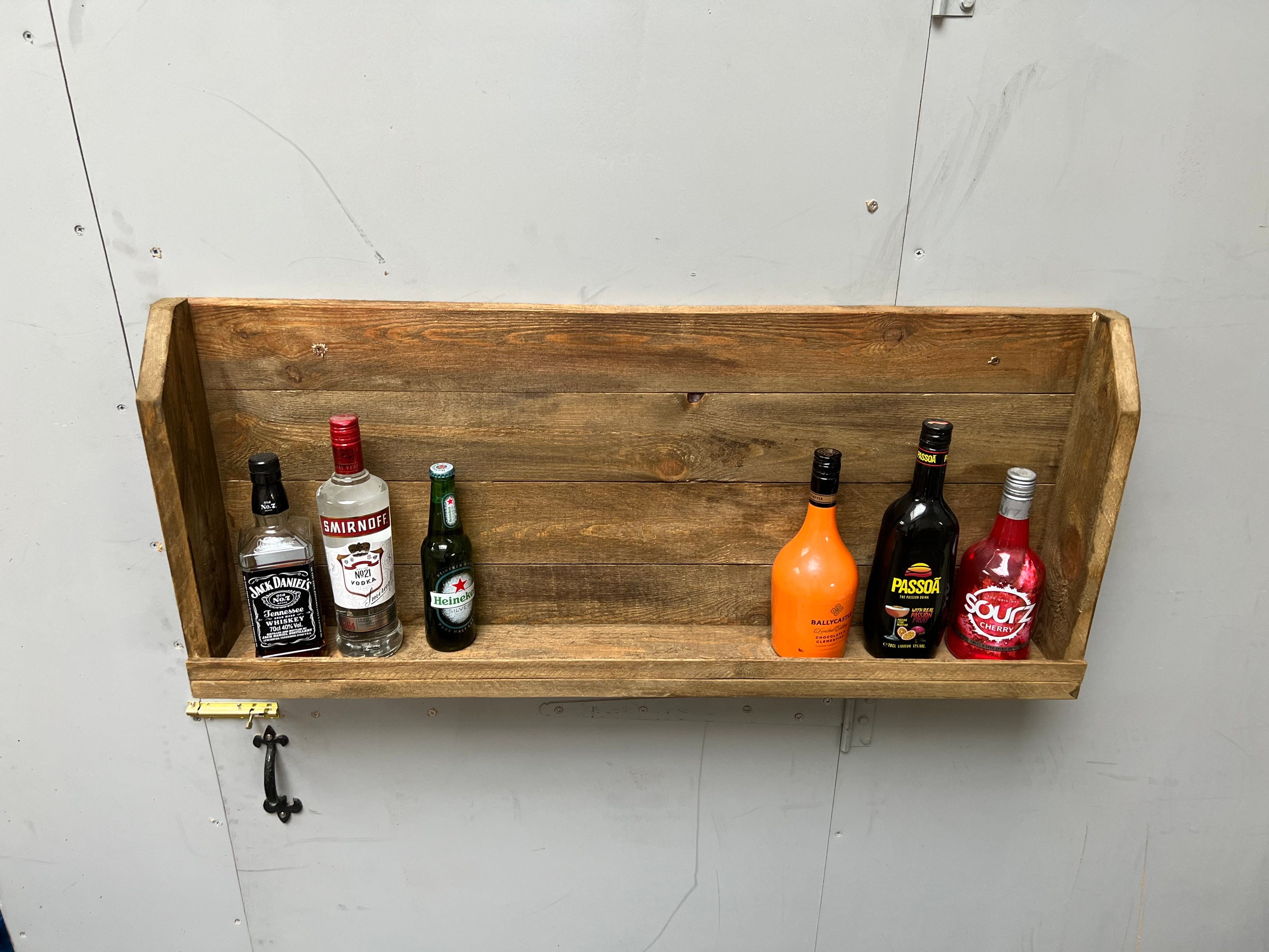 Wooden Home Bar Shelving , Bar Shelf - Etsy, image size:2992x2244