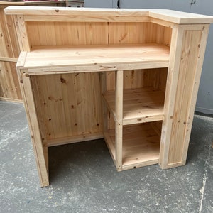 Wooden home Bar, Man Cave, Micro Pub, counter, 1.2mt Bar