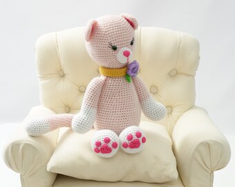 Crochet Cat, Amigurumi Cat, Stuffed Cat, Stuffed Animal, crochet toy, crochet animal, Cat Toys, Cat Toy, Amigurumi Cat, Kitten, Cat
